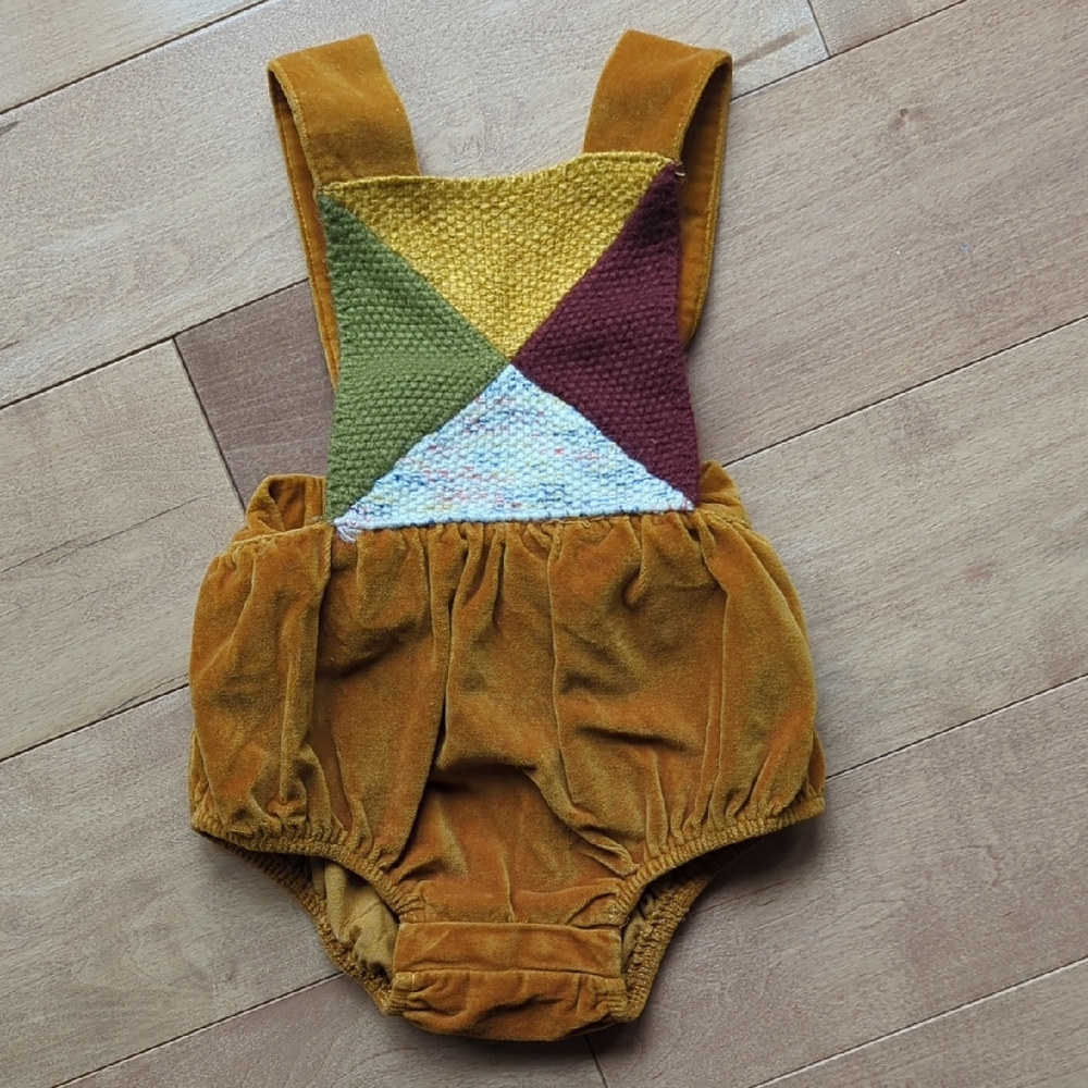 Kalinka Colorful Geometric Kids One Piece